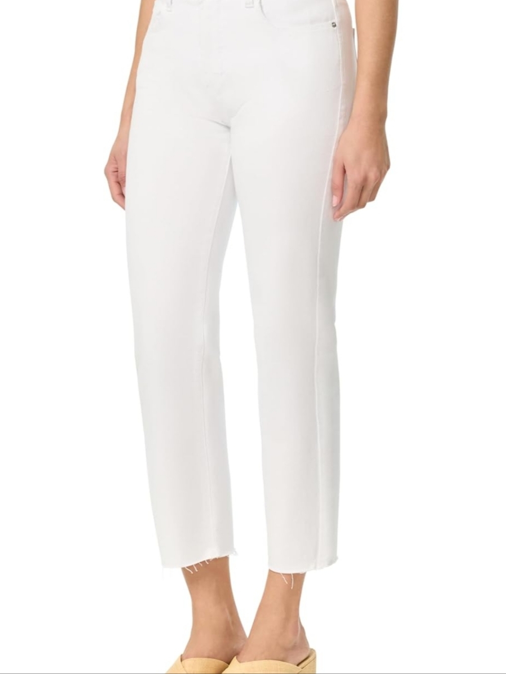 NWOT Kensie White Straight-Leg Jeans - Picture 5 of 12